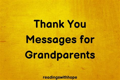Wishes from Grandparents or Close Family