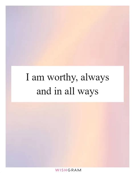 Wishes I Have Generously Deemed Worthy
