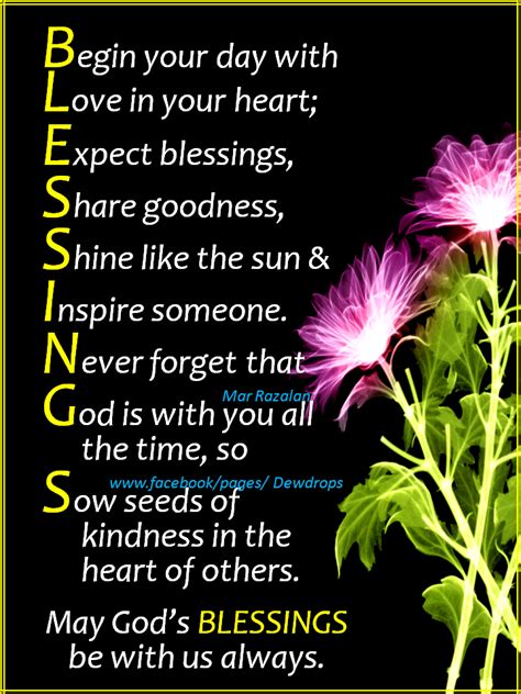 Wishes Inspired by Faith & Blessings