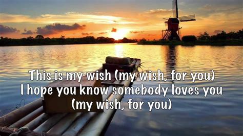 Wishes Laced with Rascal Flatts Lyrics