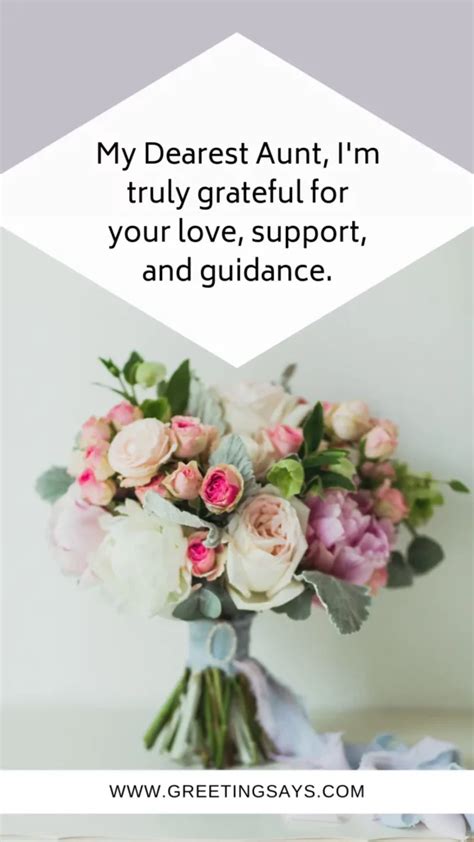 Wishes of Admiration for an Inspiring Aunt