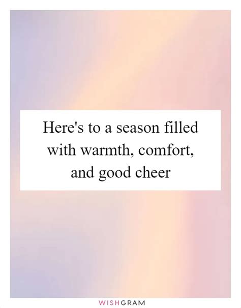 Wishes of Comfort and Golden Warmth
