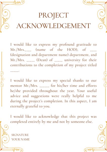 Wishes of Gratitude & Acknowledgment