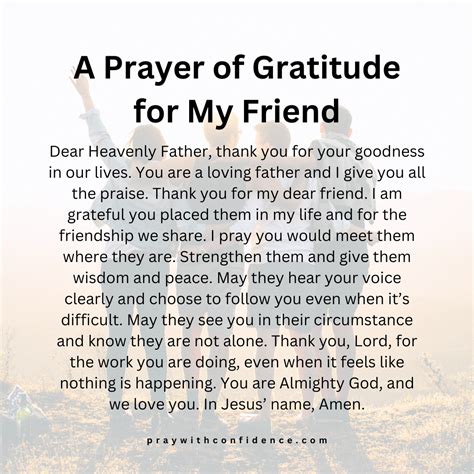 Wishes of Gratitude for a God-Given Friendship