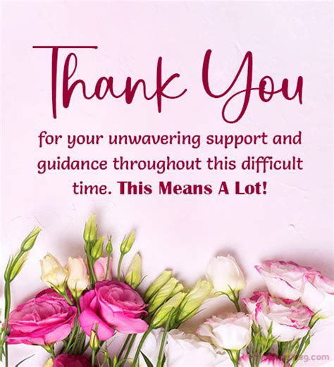 Wishes of Gratitude for Your Unwavering Support