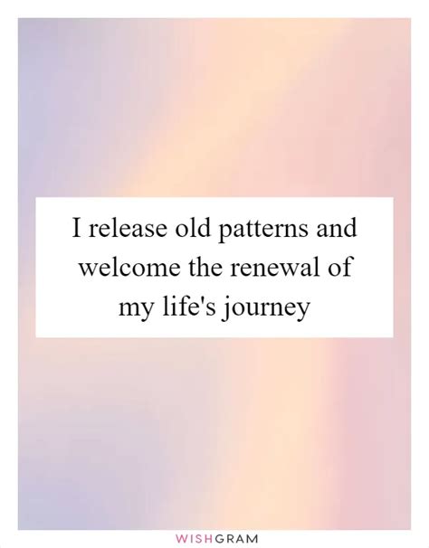 Wishes of Release & Renewal