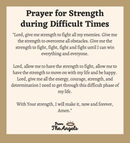 Wishes of Strength During a Difficult Season