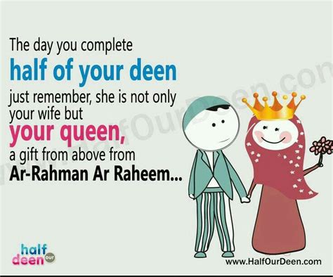 Wishes on Completing Half Your Deen