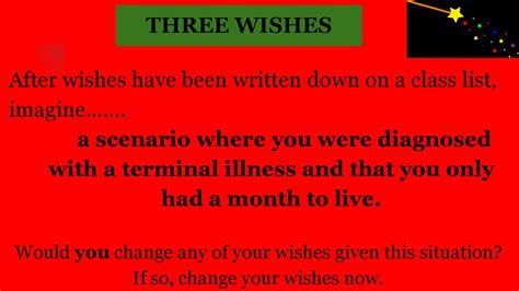 Wishes That Are Mostly About Me (Of Course)