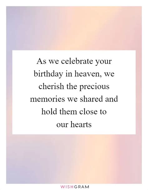 Wishes that Cherish Precious Memories