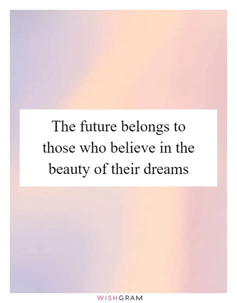 Wishes that Dream for the Future