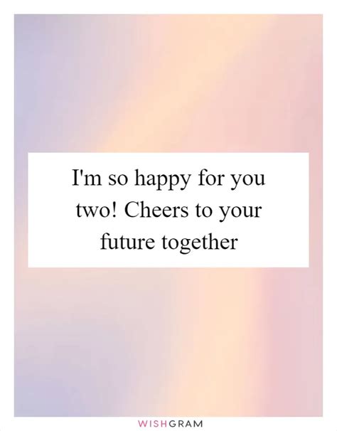 Wishes That Look to Your Future Together