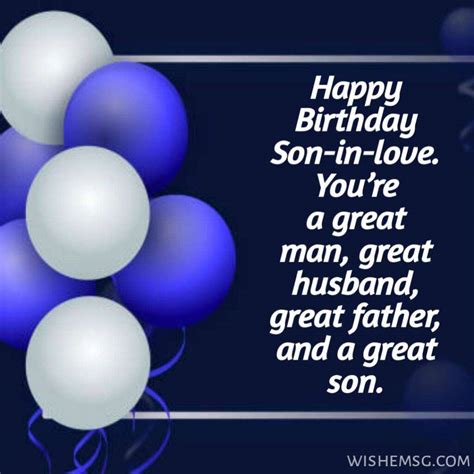 Wishes That Specially Welcome Your Son-in-Law
