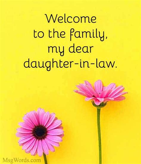 Wishes that Welcome and Cherish Your Daughter-in-Law