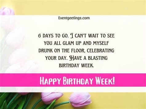 Wishes to Kickstart the 'Birthday Week'
