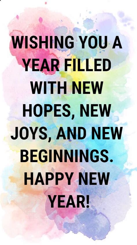 Wishing You a Prosperous New Year & Happiness: Messages of Hope for the Future