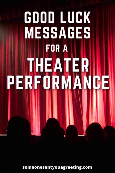Witty Wishes for the Ultimate Theatre Kid