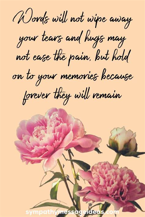 Words of Comfort for a Funeral or Memorial Card