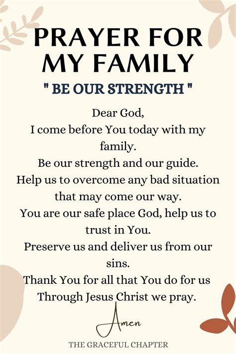 Words of Hope and Strength for the Family