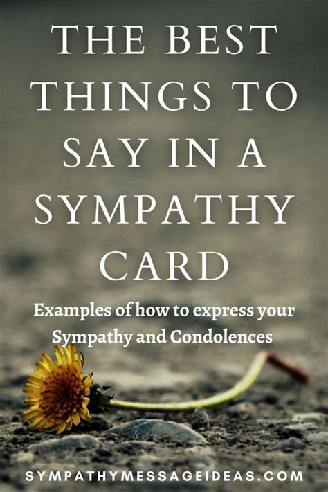 Words of Sympathy for a Heavy Loss