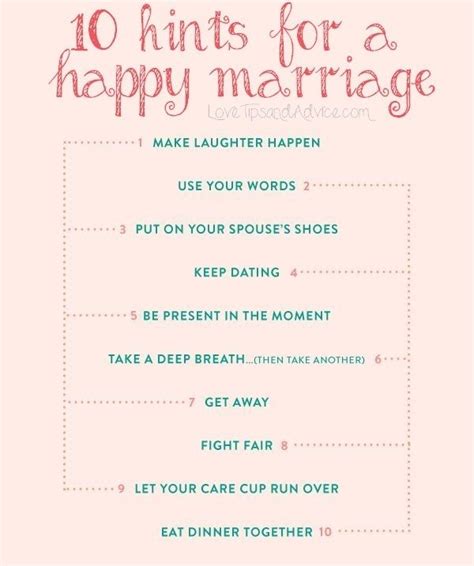 Words of Wisdom & Advice for a Happy Marriage