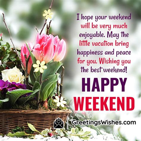 Yay for the Weekend! Wishes Full of Anticipation