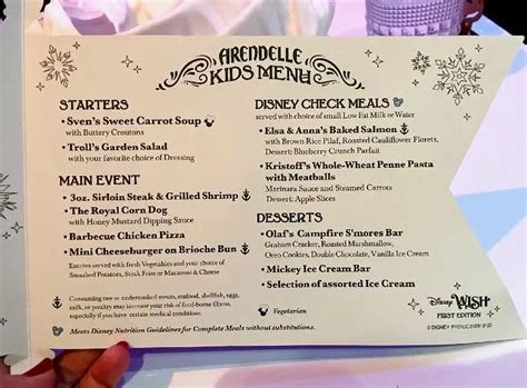 Your Arendelle Disney Wish Menu: A Royal Selection of Toasts & Wishes