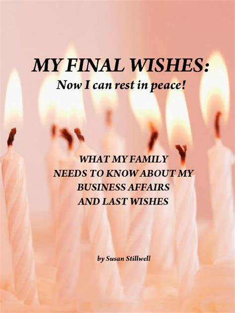 Your Final Wishes, In Your Own Words