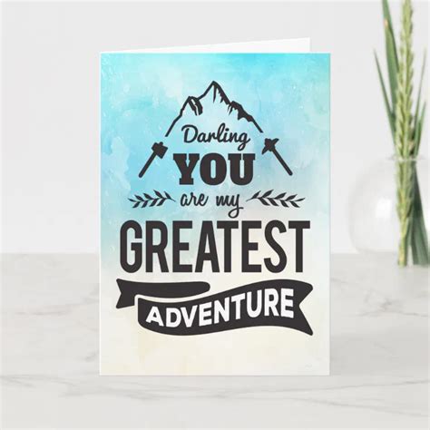You're My Greatest Adventure: Romantic Wishes for a Partner