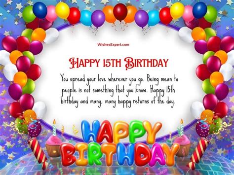 60+ Happy 15th Birthday Wishes for the Awesome Teen in Your Life