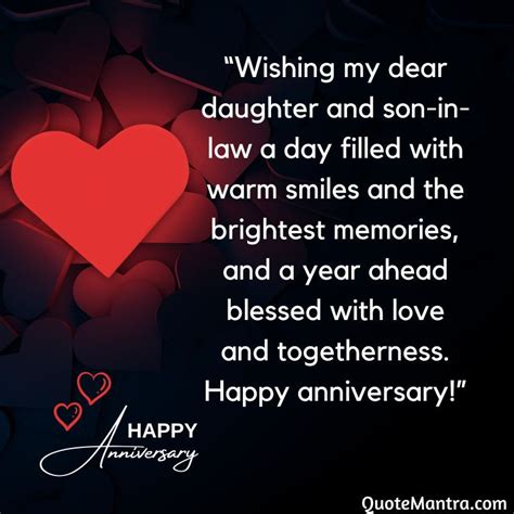 Celebrating Their Love: 50+ Happy Anniversary Wishes for a Daughter and Son-in-Law