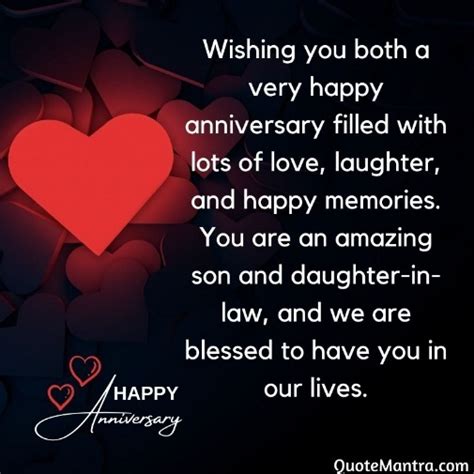 Celebrating Their Love: The Ultimate Guide to Happy Anniversary Wishes for Your Son and Daughter-in-Law