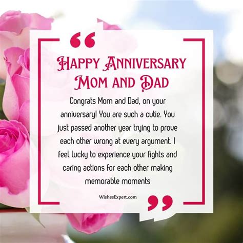 Celebrating Your Love Story: 60+ Happy Anniversary Wishes for Mom and Dad