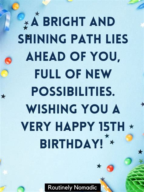 The Perfect Message: 60+ Happy Birthday Wishes for a Fantastic 15-Year-Old