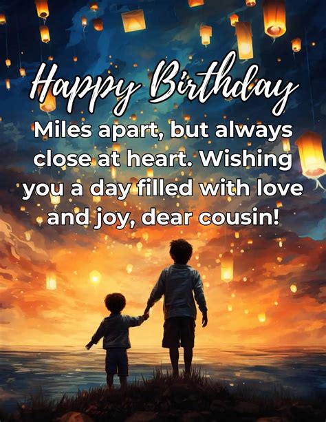 Happy Birthday Wishes For Male Cousin