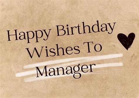 60+ Perfect Happy Birthday Wishes for Your Manager