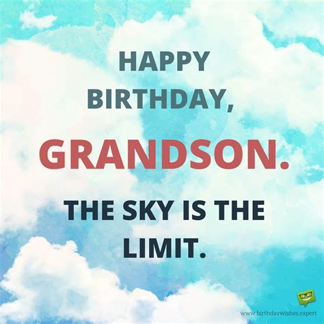 More Than Words: 60+ Heartfelt Happy Birthday Wishes for a Grandson