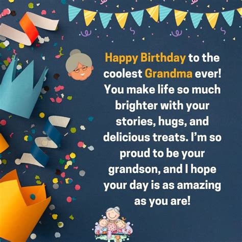 Heartfelt & Happy Birthday Wishes to Your Grandson from a Grandmother