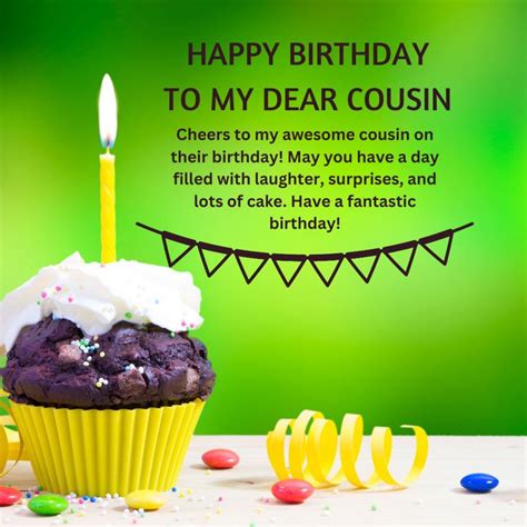 60+ Heartfelt and Funny Happy Birthday Wishes for Your Cousin