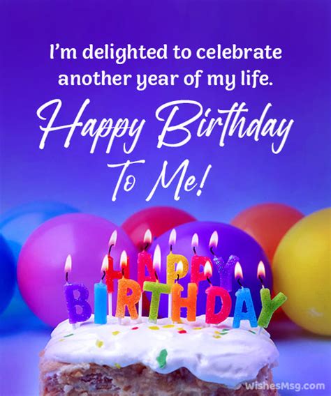 Happy Birthday to Me! 50+ Perfect Happy Birthday Wishes to Myself