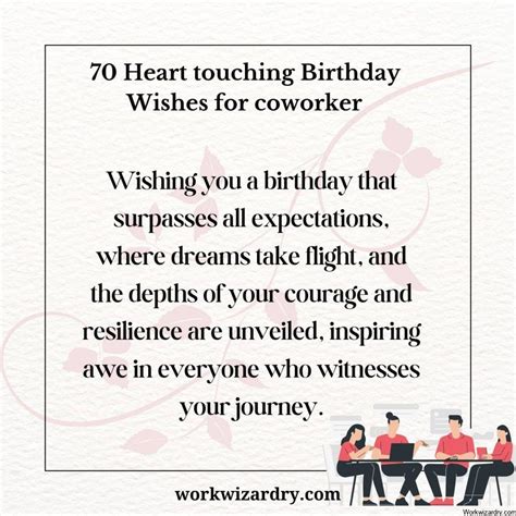 Heart Touching Birthday Wishes For Colleague