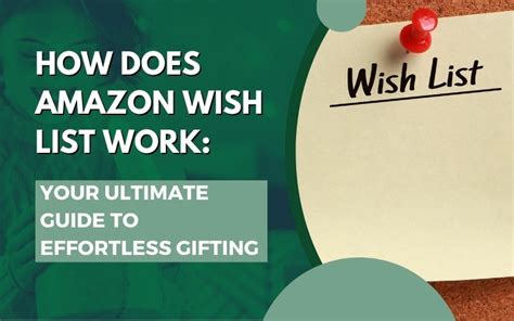 How Does Amazon Wish List Work