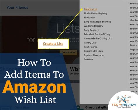 How To Add Items To Your Amazon Wish List