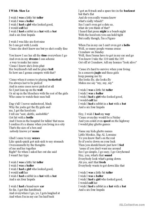 More Than Just Lyrics: 50+ "I Wish" by Skee-Lo Inspired Messages for Every Vibe