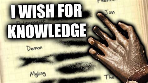 Don't Just Say "I Wish For Knowledge" in Phasmophobia: 50+ Creative Ways to Ask for a Clue