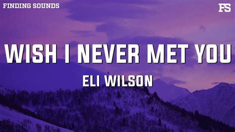 Finding the Words: 60+ "I Wish I Never Met You" Lyrics for Every Stage of Heartbreak
