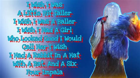 I Wish I Was A Little Bit Taller Lyrics