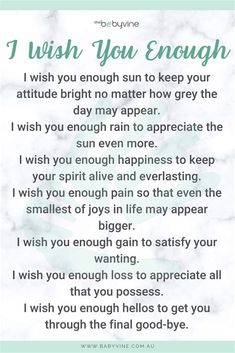 More Than Just Words: 60+ Heartfelt Ways to Say 'I Wish You Enough' for Every Moment