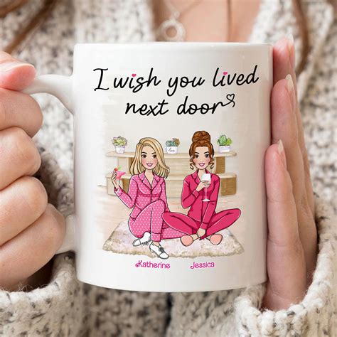 What to Write in a Card for an "I Wish You Lived Next Door" Mug: 50+ Heartfelt & Funny Ideas
