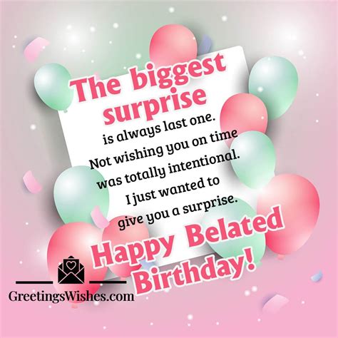 The Ultimate Guide to Image Belated Birthday Wishes: 50+ Ideas for When You're Fashionably Late